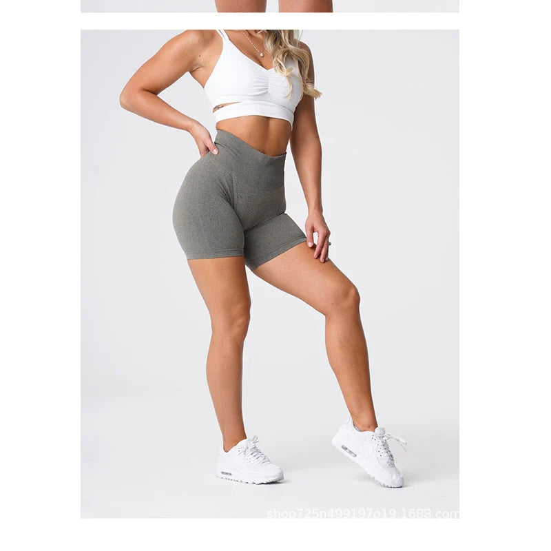 Dozw Seamless Soft Shorts — High-Waist Yoga & Fitness Wear for Women