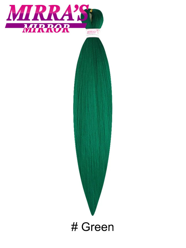 Synthetic Pre Stretched Braiding Hair Easy To Make Senegalese Box Braid Natural Soft Hair Bundles Blue Red Yellow Pink Braids