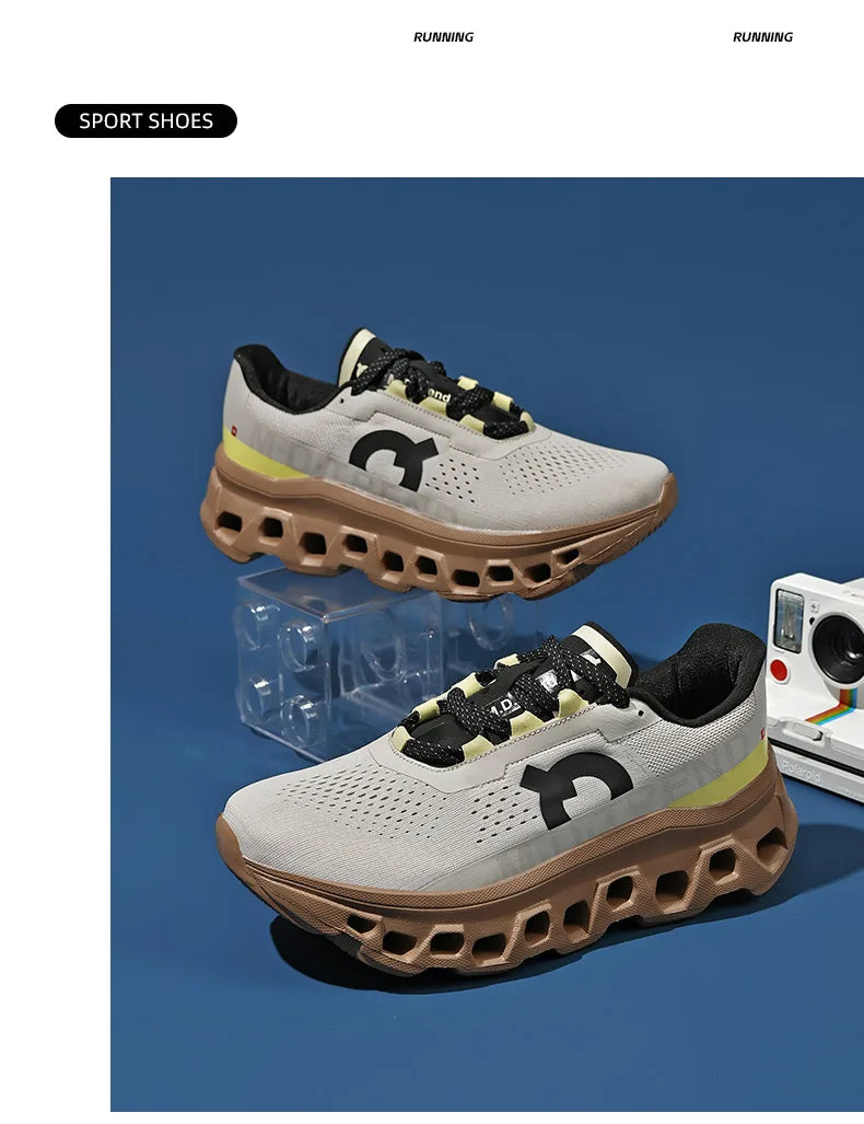 Men’s Breathable Air-Cushion Running Shoes – Lightweight Graffiti Sneakers