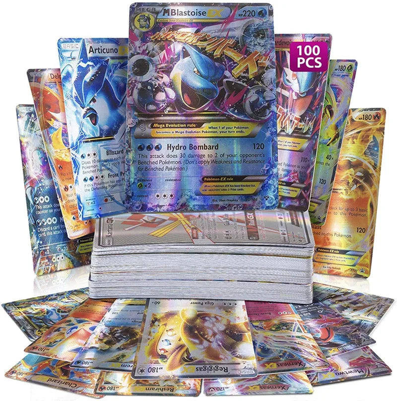 20Pcs English Pokémon GX Tag Team VMAX EX Mega Shining Card Set