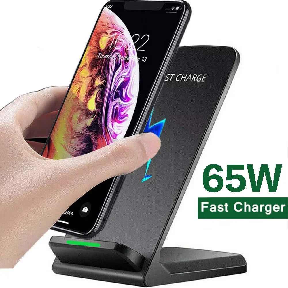 65W Wireless Charger Station for Phone & Earphone – Fast Charging Stand for iPhone 16/15/14/13 Pro Max, Samsung S24/S23, Xiaomi