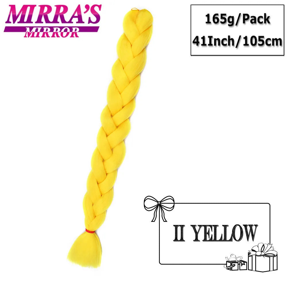 Long Jumbo Braids Hair 82 Inch Synthetic Braiding Hair Extensions Afro Fake Hair High Temperature Fiber Jumbo Box Braids Pink