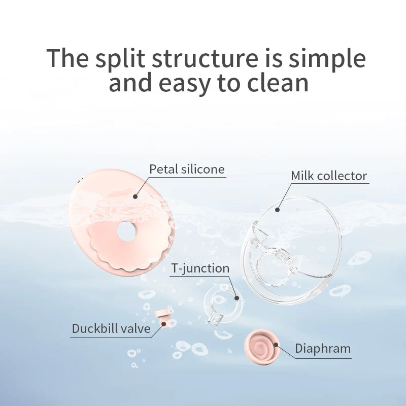 MGYR MY382 Wearable Electric Breast Pump — Hands-Free, BPA-Free, Optional Heating & UV Lid