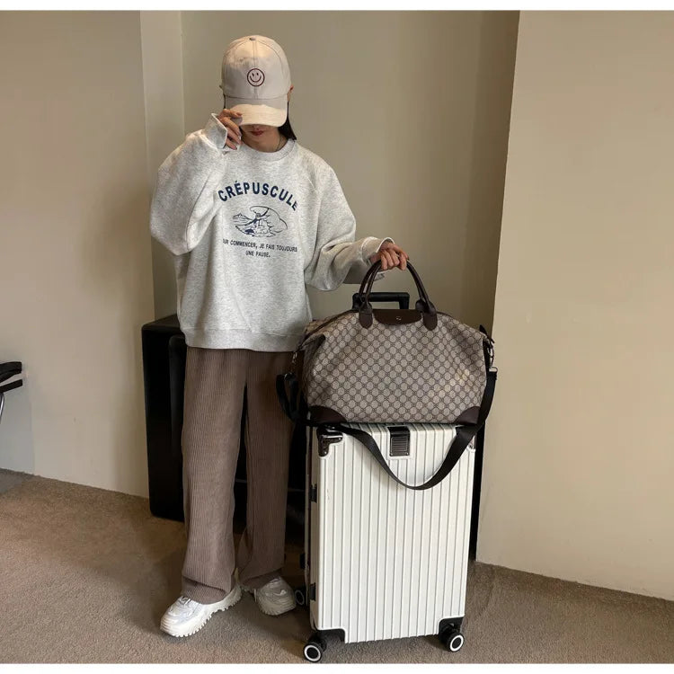 2025 Hot Selling Large Capacity Short Distance Luggage Bgs for Lightweight Yoga Bag Fitness Bags High-end Portable Travel Bags