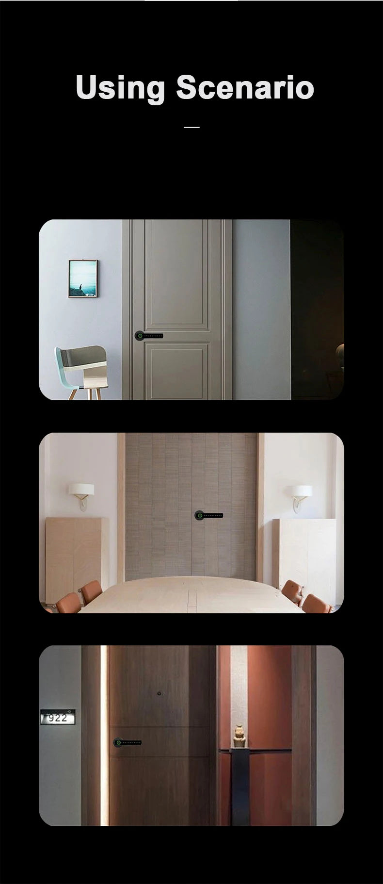 RAYKUBE M5 — Tuya Bluetooth Smart Fingerprint Door Lock (US Free Delivery)