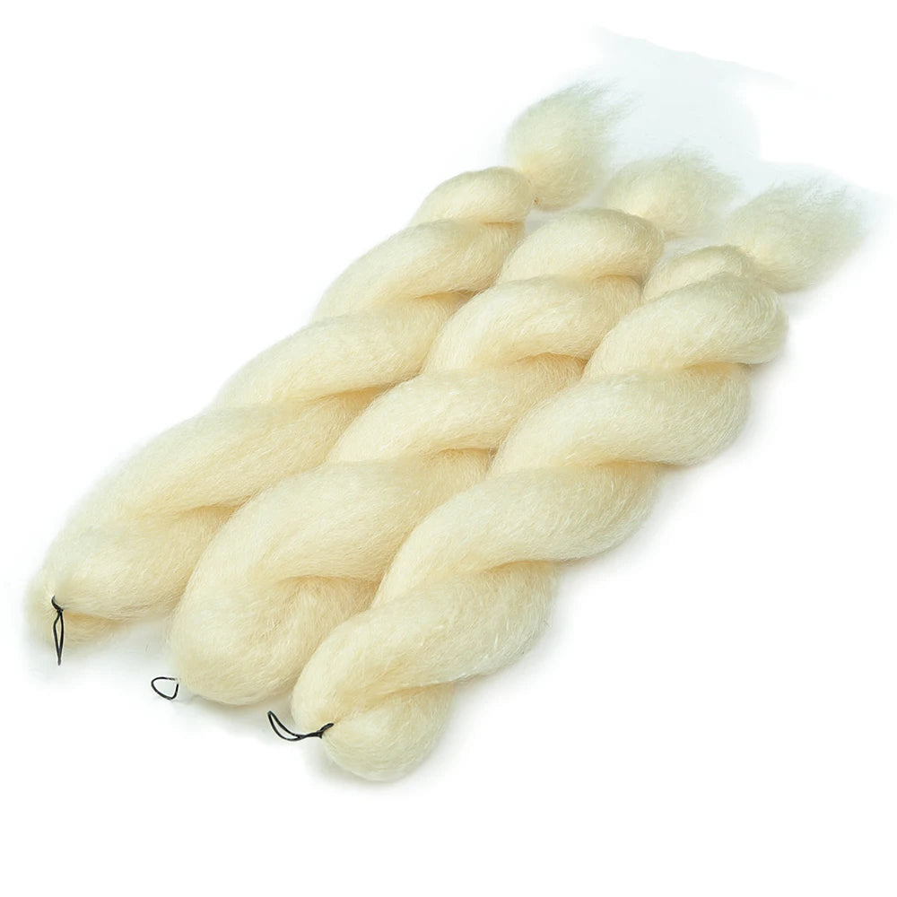 Synthetic Crochet Vixen Bundles 26 inch Kinky Straight Crochet Hair for Black Women Premium Synthetic Fibers Crochet Braids