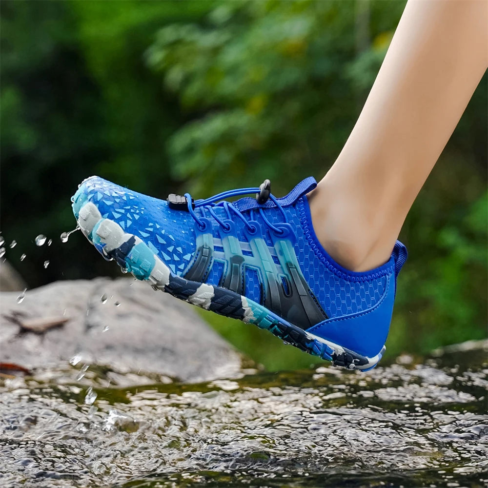 Aqua Shoes For Women Men Barefoot Water Shoes Anti-Slip Quick-Drying Outdoor Beach Upstream Wading Swimming Shoe Sneakers Unisex