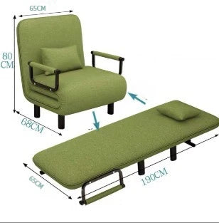 Modern folding sofa bed apartment small apartment simple single and double folding sofa with armrest