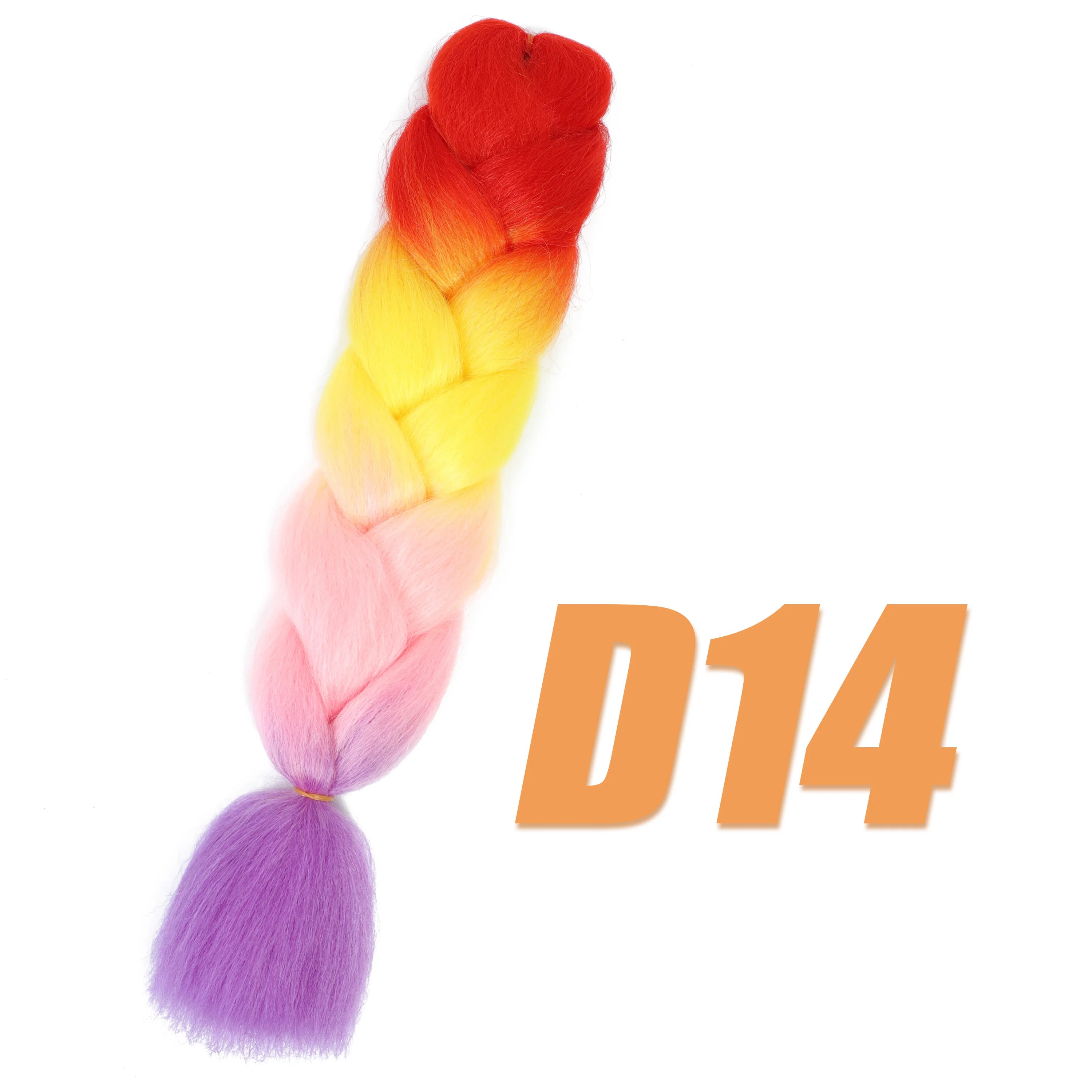 Synthetic Kanekalon Crochet Hair Braiding Hair Pre Stretched Curly Jumbo Braids Extensions Hair Accessories For Girls Braids