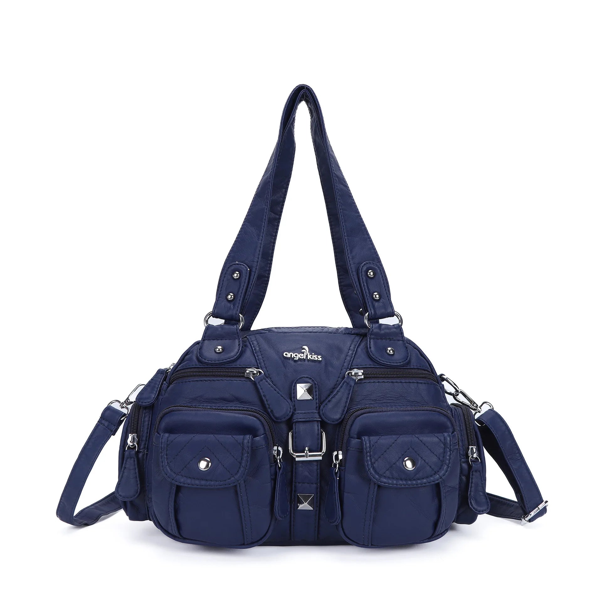 Angel kiss Women Handbags Satchel Top-handle Handbag PU Shoulder Bag Dumpling Pack Give Gifts Shoulder Bags Phone Money Pack