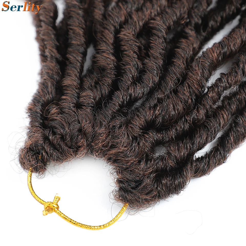 Serlity Faux Locs Extensions — 36"/24"/18" Soft Goddess Dreadlocks Crochet Hair