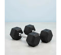 Coated Hex Dumbbell Set | Multiple Weights 3-50lb | Home Gym Strength Training Equipment