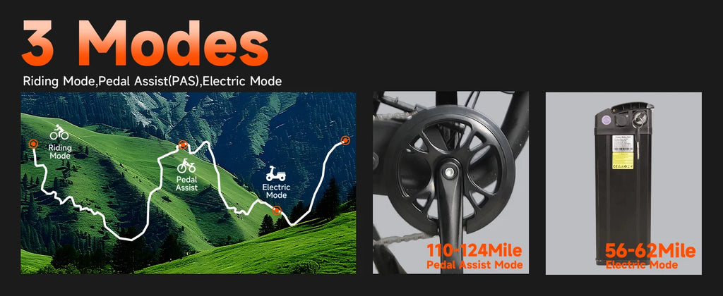 BAOLUJIE DM01 Electric Bike for Adults — 60V 2000W, Up to 42 MPH, Long-Range