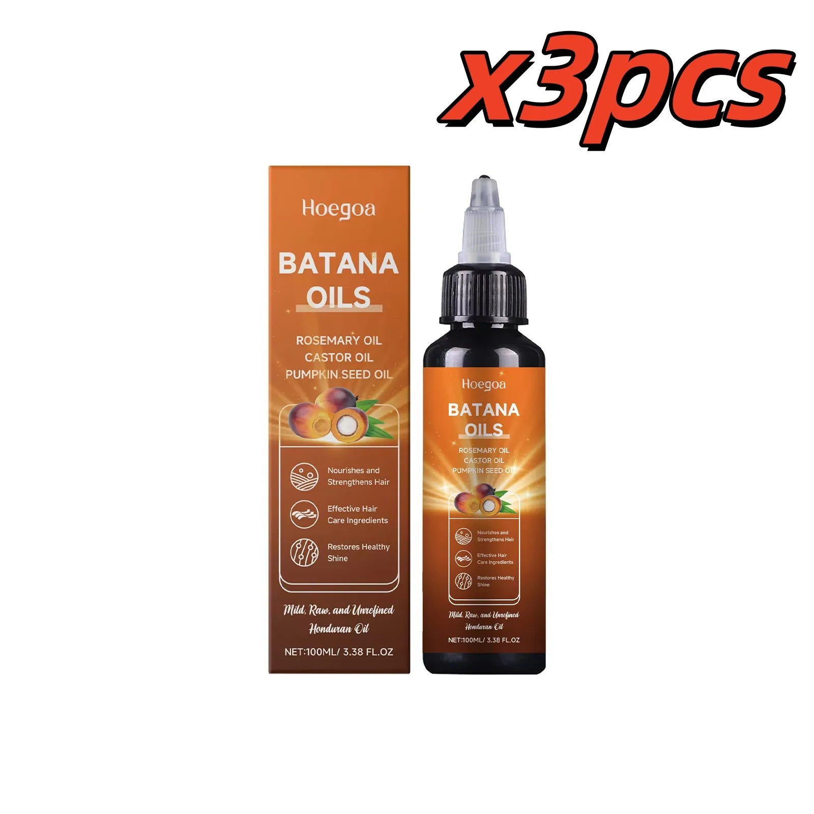 Hoegoa Batana & Rosemary Hair Growth Oil – 100ml Strengthening & Scalp Repair Treatment