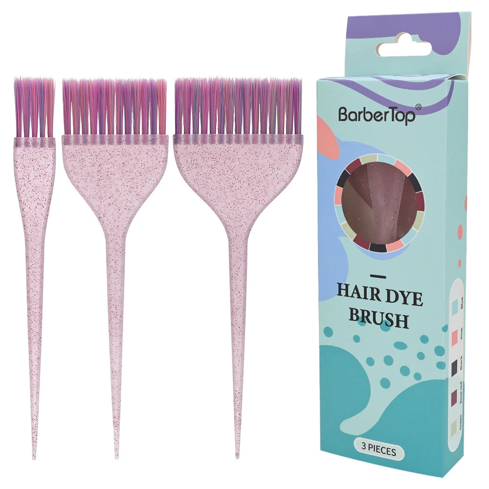 Arc Shaped Dye Hair Brush Salon Non-slip Color Cream Brush Hair Coloring Brush Hair Dye Applicator Dust Brush Styling Accessorie