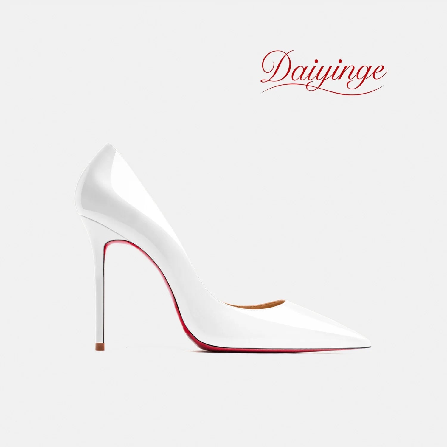 Heels For women 2026 Trend Leather Luxury Red Bottom High Heels 12cm Pointed Toe Stiletto Pumps Elegant Sexy Party Wedding Shoes