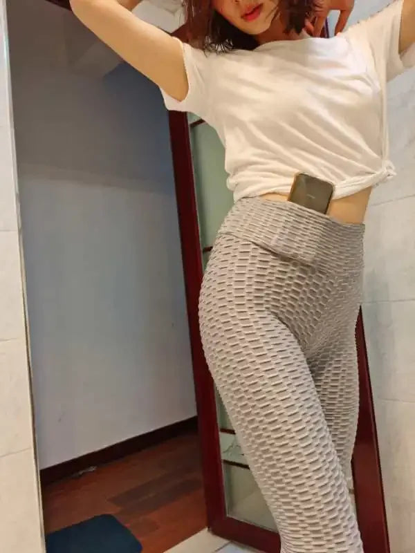 CurveLift™ Push-Up Leggings — Black (Plus Size)