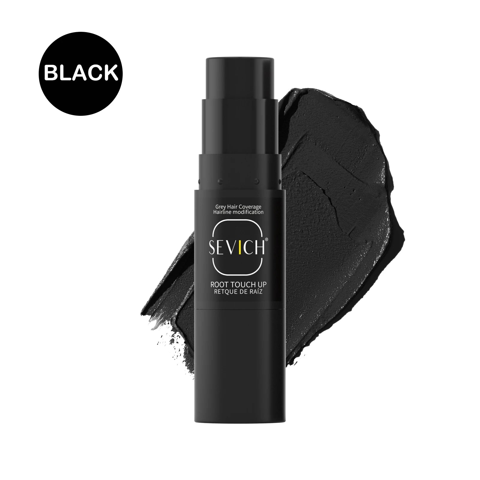 One-Time Hair Dye Pen with Brush Waterproof Hair Touch Up Stick Quick Coverage for White & Gray Long Lasting Temporary Concealer