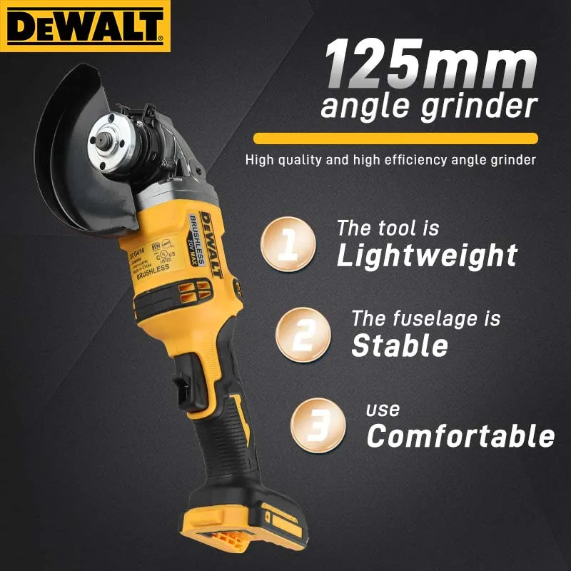DEWALT DCG414 18V MAX XR Brushless Angle Grinder | 125mm (5")