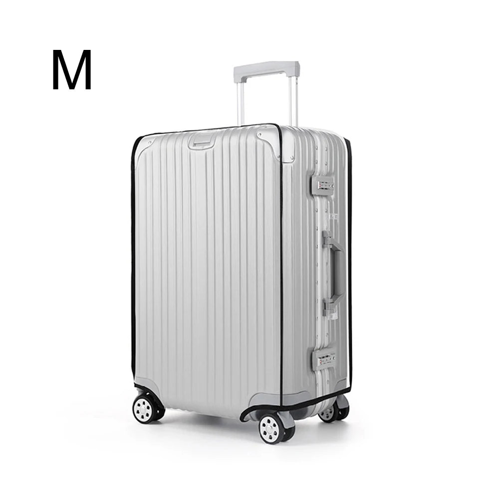 Transparent Pvc Luggage Protective Cover Wheeled Luggage Protective Cover Wear-Resistant Outer Cover Transparent Protective