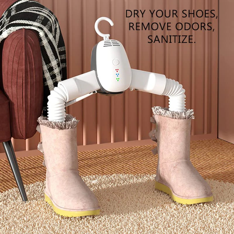 Portable Clothes Dryer Drying Hanger Electric Shoes Clothes Drying Rack Foldable Heater Hanger Machine Travel Laundry Dryer