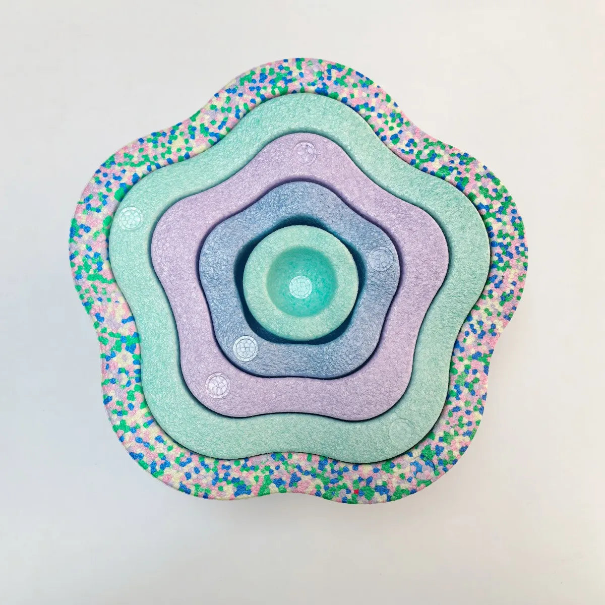 Kids Balance Stapstones Toys Sensory IntegrationFoam Toys Stapstenenen Sports Balance Toys 5pcs Set