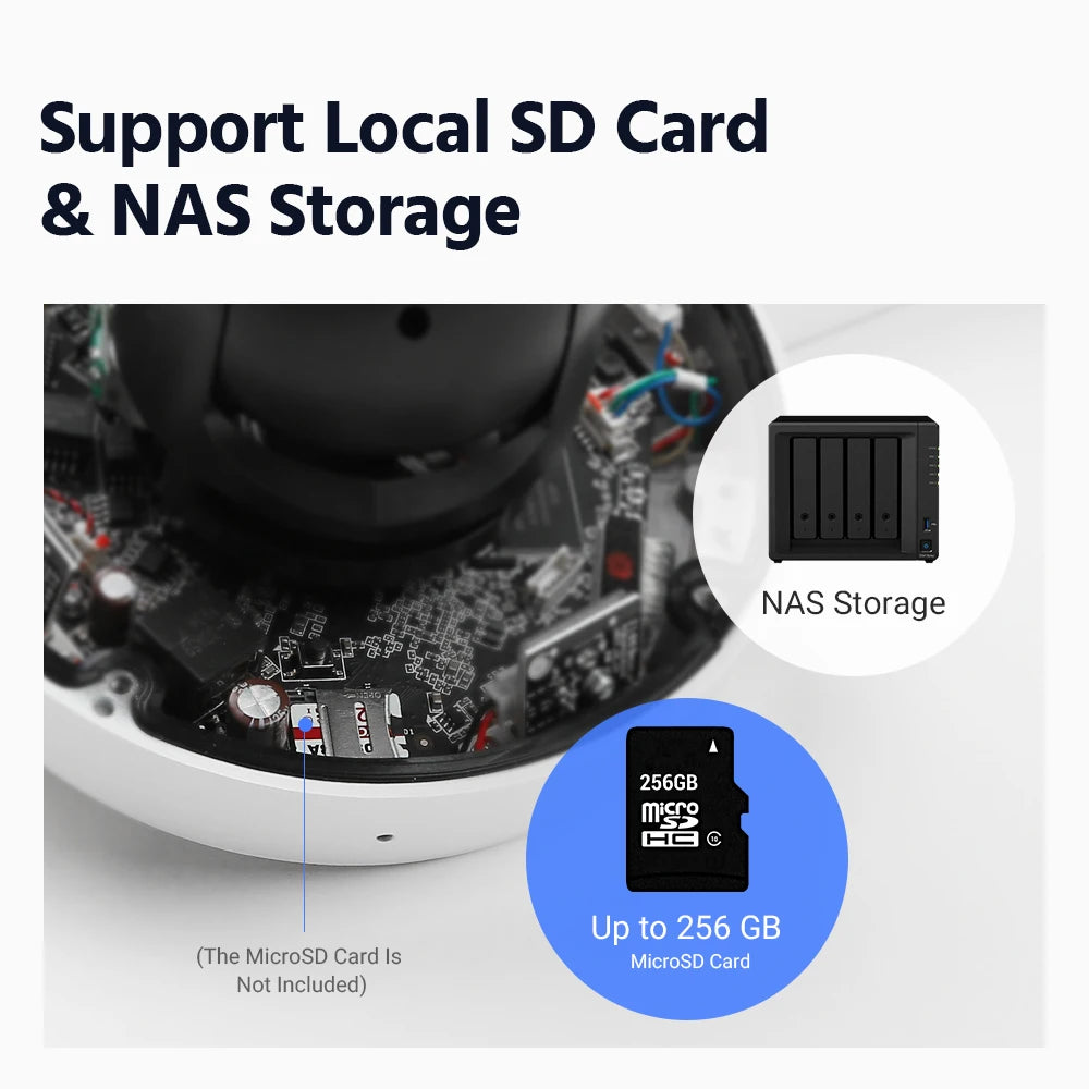 ANNKE Smartest 4MP Super HD PTZ Camera Security POE Camera 4X Optical Zoom Surveillance IP Camera With AI Detection Audio Record