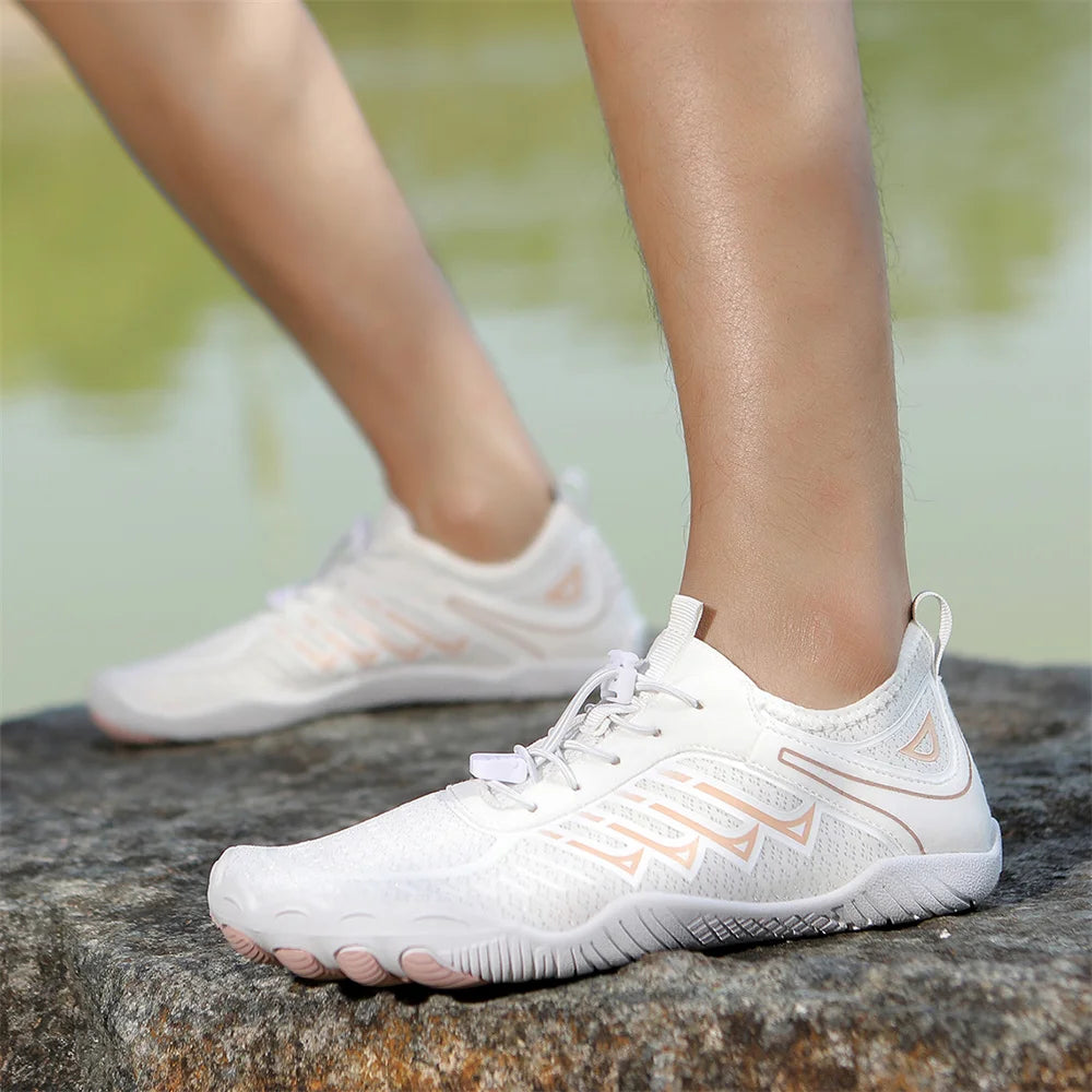 Aqua Shoes For Women Men Barefoot Water Shoes Anti-Slip Quick-Drying Outdoor Beach Upstream Wading Swimming Shoe Sneakers Unisex