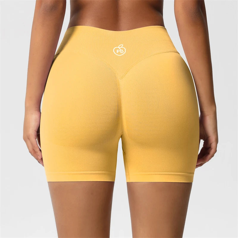 DARC·WOLVES Seamless Booty-Lift Biker Shorts — 3D Shaping Fit, High-Waist Compression for Women’s Workout & Everyday Style