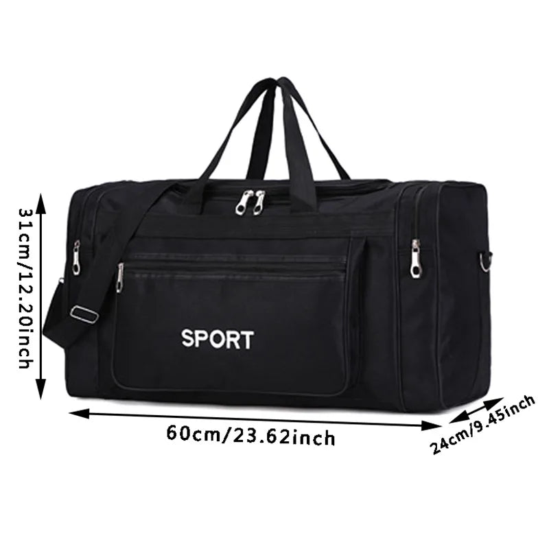 Women Men Nylon Travel Duffel Bag Carry On Luggage Bag Men Tote Large Capacity Weekender Gym Sport Holdall Overnight Bag Pouches