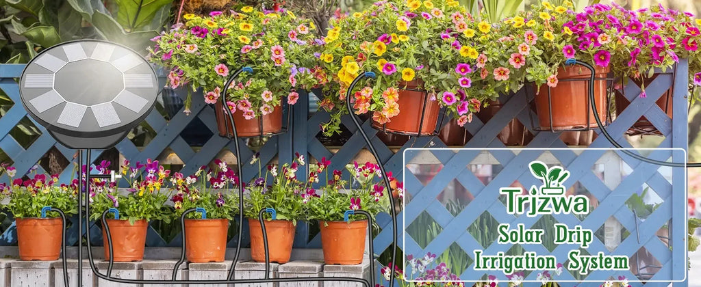 AISITIN Solar Automatic Drip Irrigation System Kit