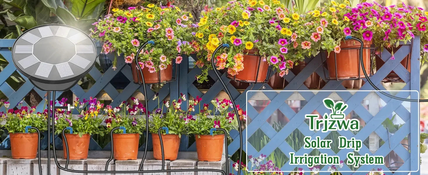 AISITIN Solar Automatic Drip Irrigation System Kit