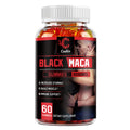 Black Maca Gummies - Performance and Mood Supplement, Supports Natural Health, Muscle Growth, Energy - 60 Gummies