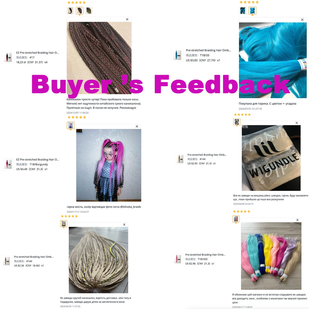 Wigundle Pre-Stretched Braiding Hair — EZ Crochet Yaki Straight (Flame-Retardant Kanekalon)