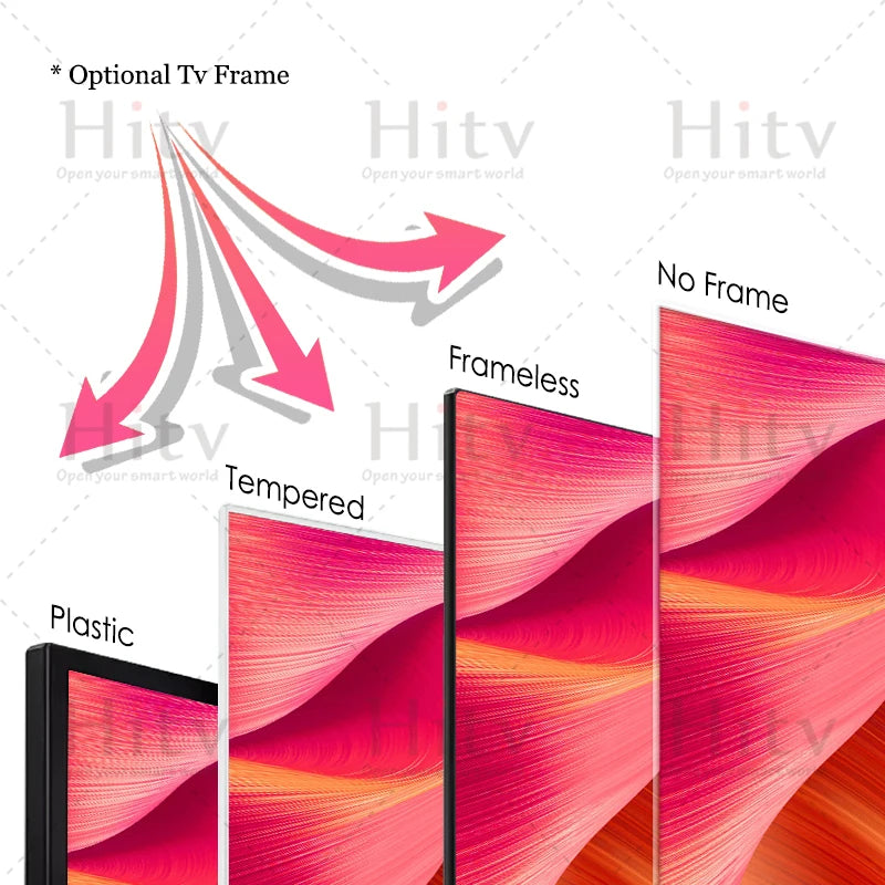 Factory 40 Inch Television Full HD 1080p LED TV 43 50 55 65inch Smart Tv Televisior