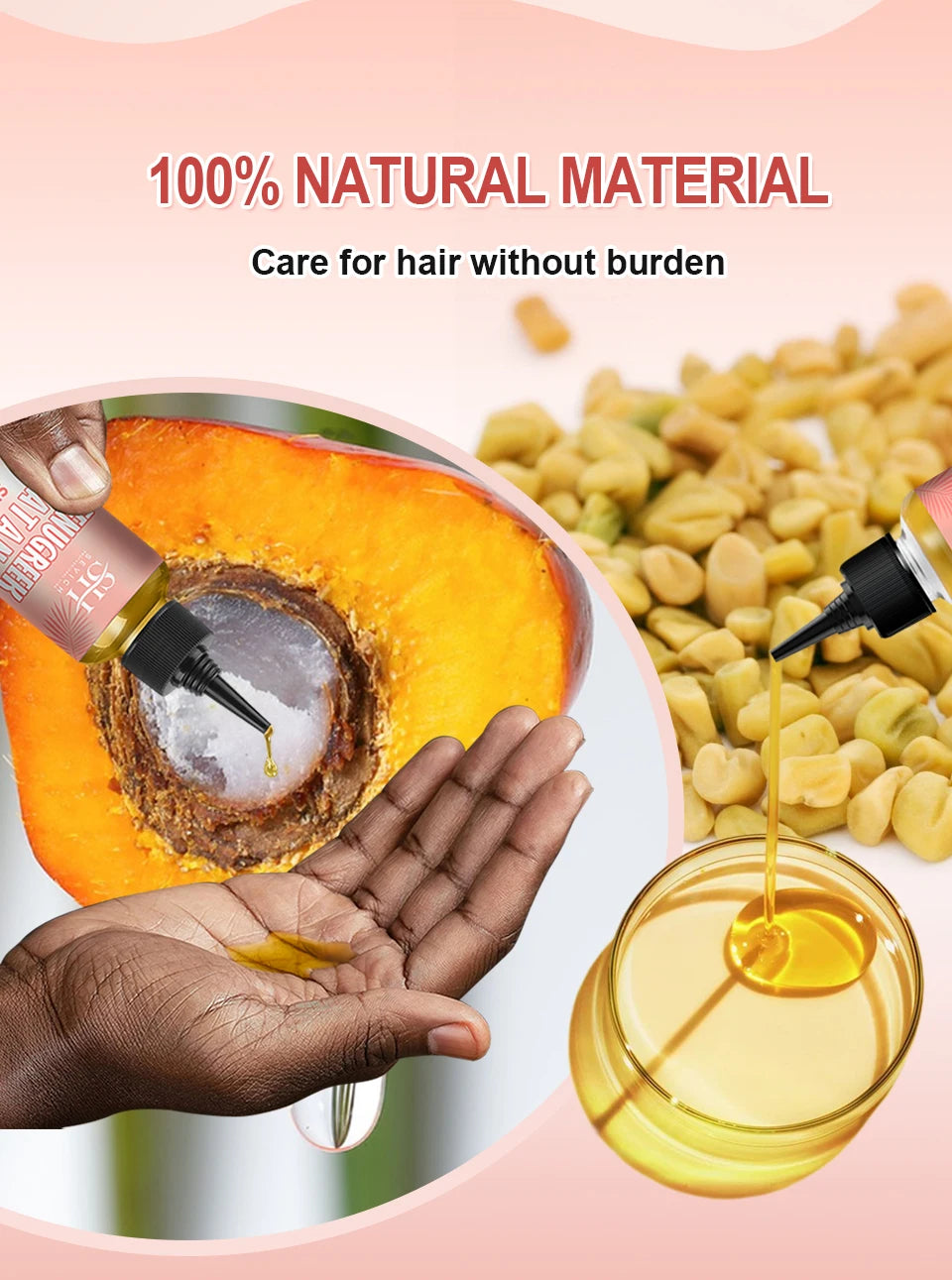 Sevich Batana Super 5X Hair Growth Set – Chebe Butter Hair Mask & Herbal Regrowth Oil (Batana, Rosemary, Fenugreek, Amla, 40ml + 60g)