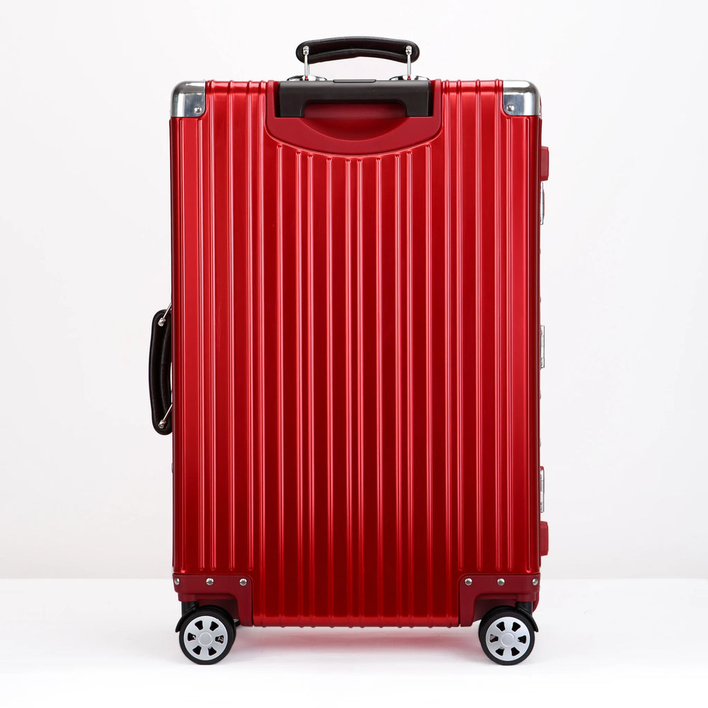 All Aluminum-magnesium Alloy Travel Suitcase High Quality Rolling Luggage 20/24/26/29'' Retro Trolley Case Bag Carry-On Boarding