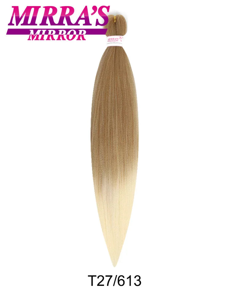 Synthetic Pre Stretched Braiding Hair Easy To Make Senegalese Box Braid Natural Soft Hair Bundles Blue Red Yellow Pink Braids