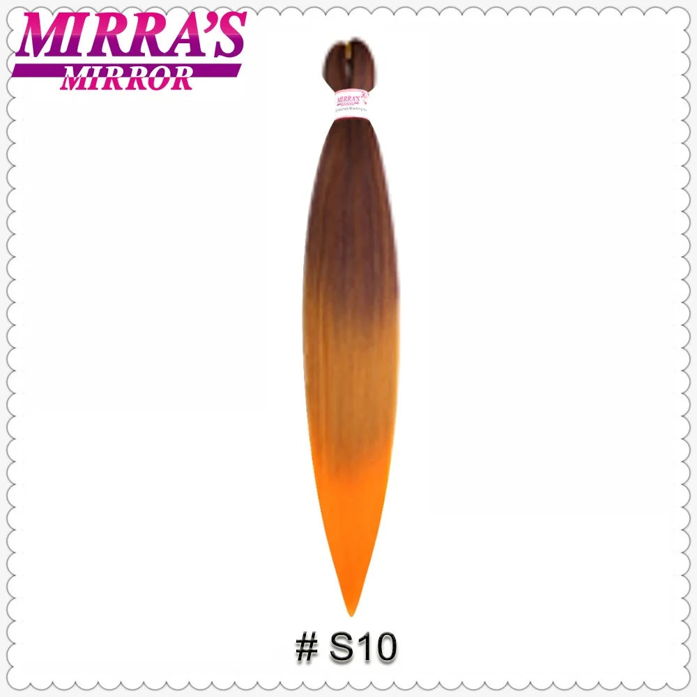 Corlorful Synthetic Jumbo Braids Hair Extensions 28 Inch Braiding Hair Pre Stretched Yellow Blue Green Red Pink Purple Braids