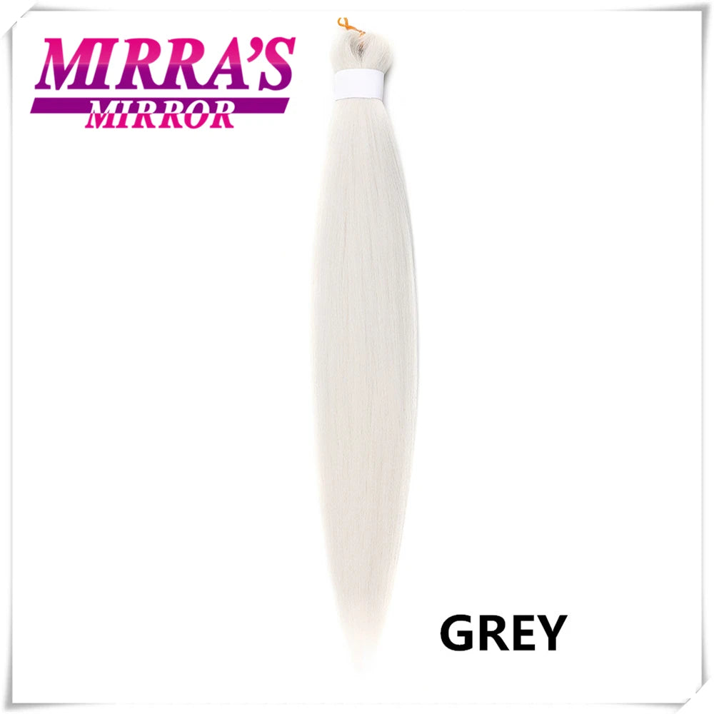 Purple Braiding Hair Extensions Pre Stretched Soft Yaki Synthetic Jumbo Braids DIY Ponytail Braid Pink Grey Orange Red Blue Hair