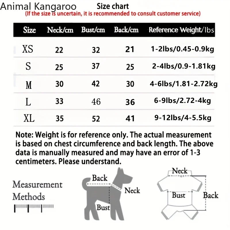 Animal Kangaroo Little Miss Attitude Red Pullover Dog Hoodie Fleece Sweatshirt Fall Apparel Washable Pet Sweater Dog Sweater