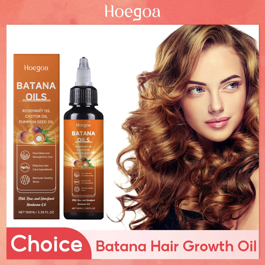 Hoegoa Batana & Rosemary Hair Growth Oil – 100ml Strengthening & Scalp Repair Treatment