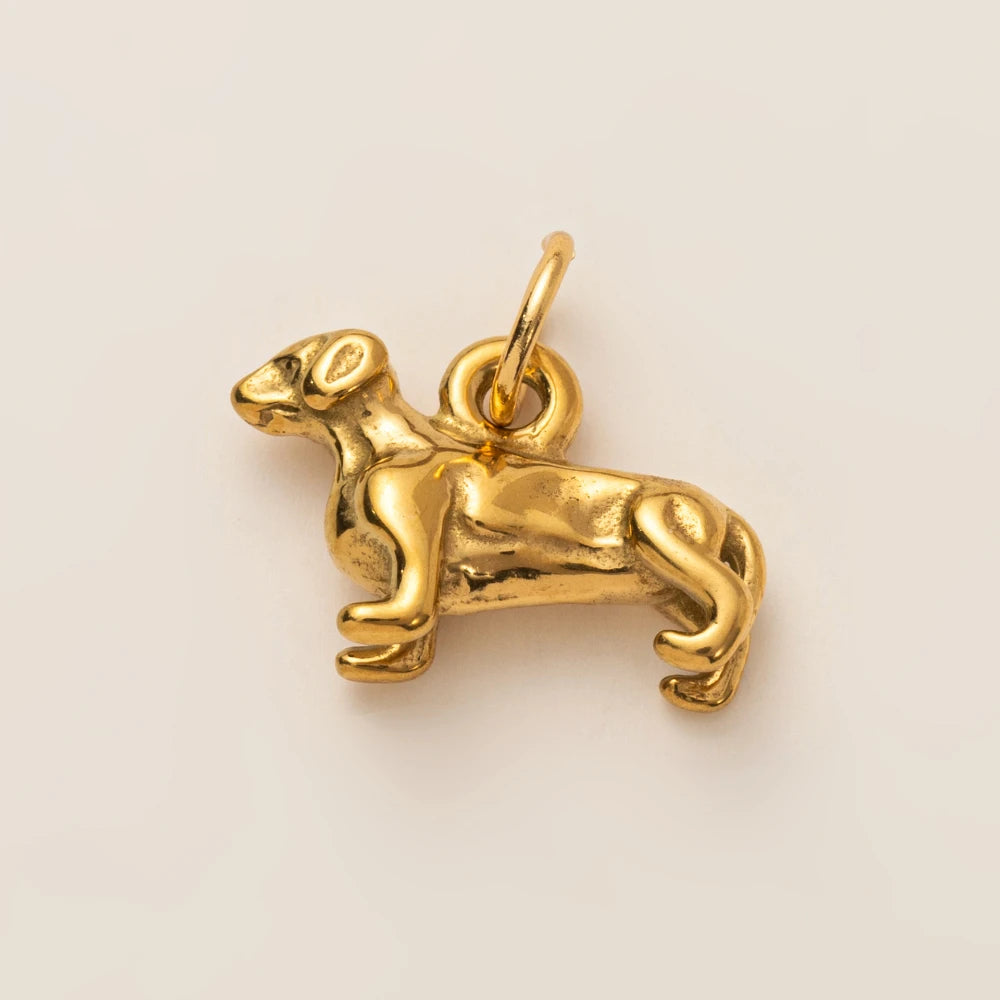18K Gold-Plated Animal Series Charms | Stainless Steel DIY Pendants for Jewelry Making