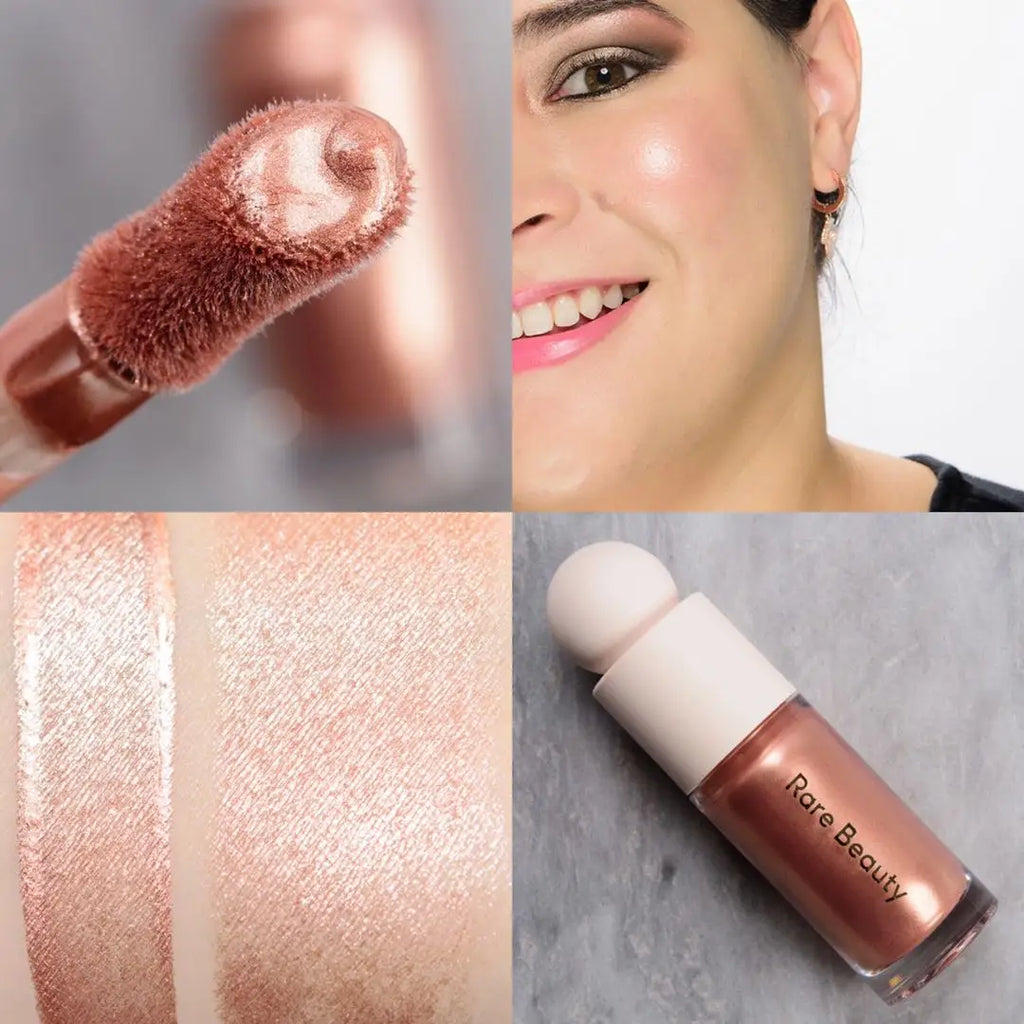 Rare Beauty Positive Light Liquid Contour Luminizer Highlight Contouring Liquid Blush Makeup Face Shimmer Shine Lipstick Makeup