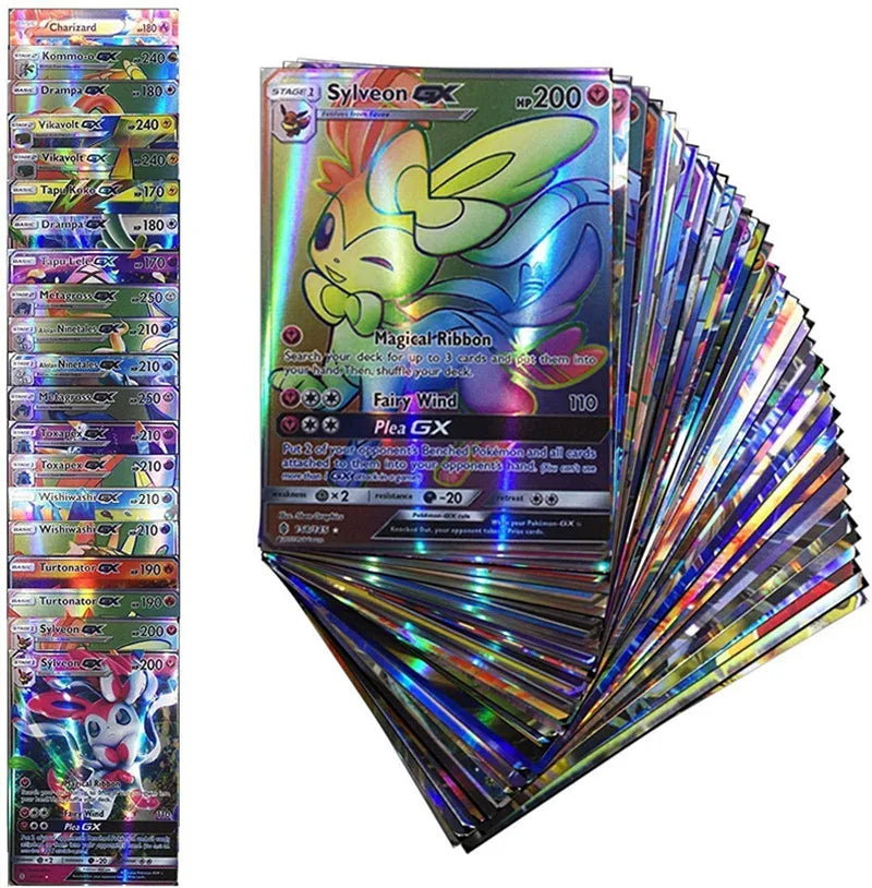 20Pcs English Pokémon GX Tag Team VMAX EX Mega Shining Card Set
