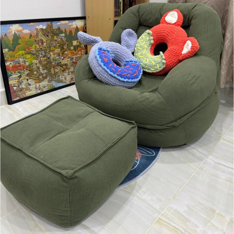 Internet celebrity new lazy sofa tatami small apartment bedroom living room balcony single reclining sofa backrest
