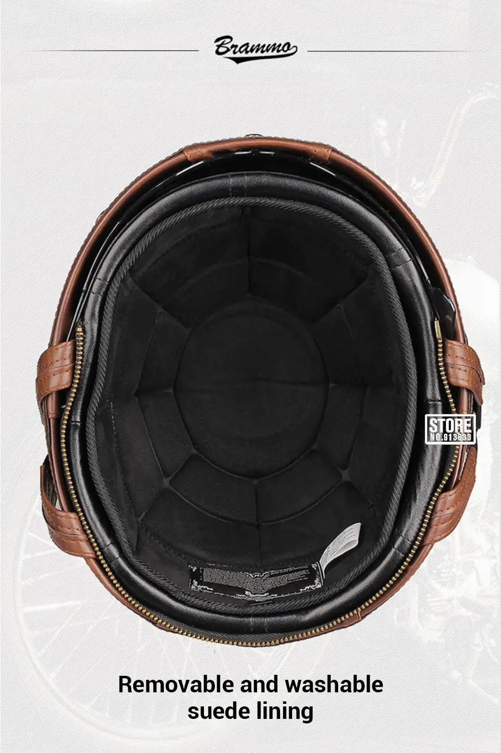 HEROBIKER Retro Half Motorcycle Helmet (DOT, HD Visor)