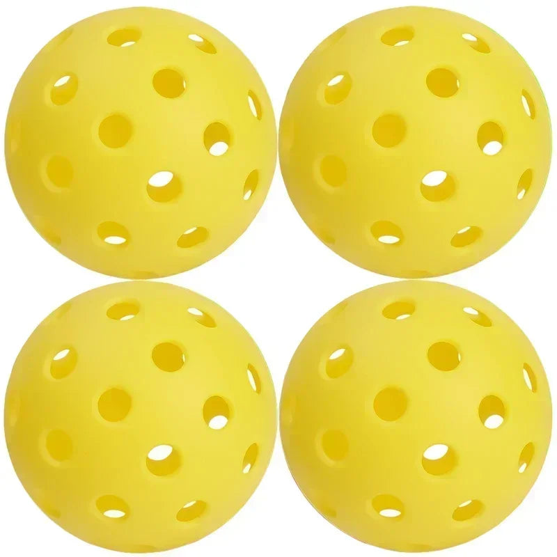Outdoor Pickleball Balls — 40-Hole Tournament Standard (74 mm, PE Material)
