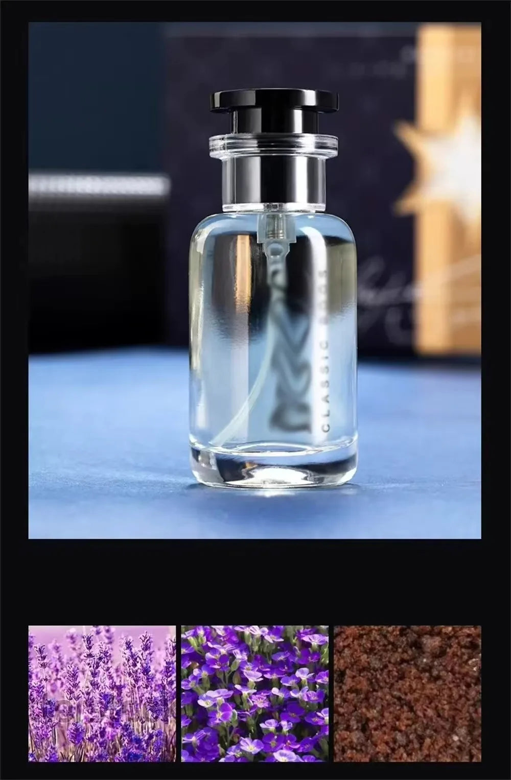 4Pcs Set Luxury Brand Perfume Men Cologne Parfums Homme Gift Box  100ml Perfumes Masculinos Natural Floral Fruity Scent Spray