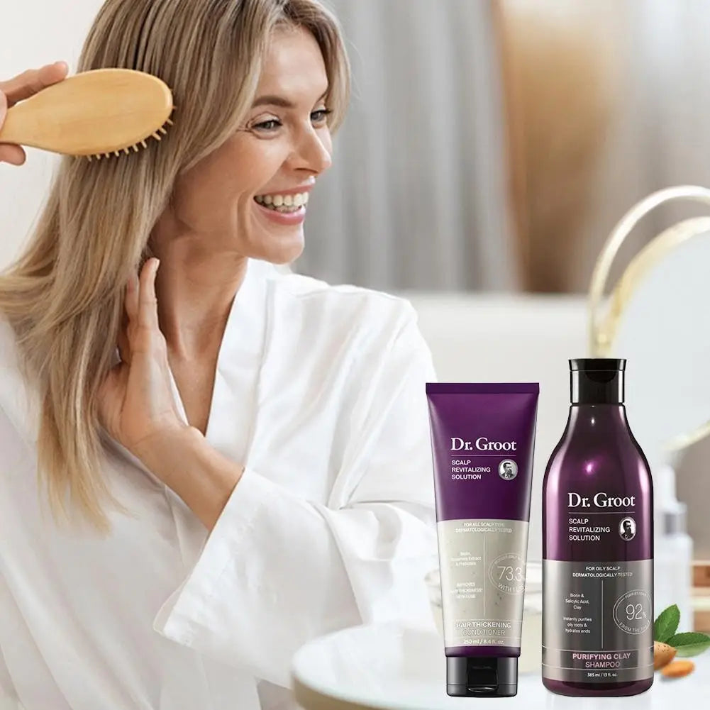 Moisturizing Shampoo + Conditioner Set – Frizz Control & Smooth Shine